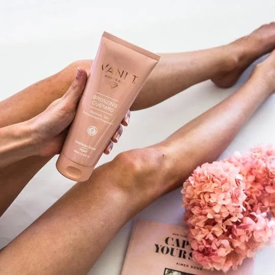 VaniT Bronzing Custard, stocked at Bewaxxxed for at-home self-tan